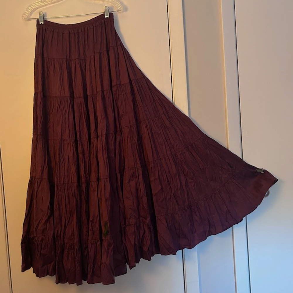 Beautiful LONG mauve skirt